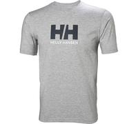 T-Shirt Helly Hansen Logo grau/Logo dunkelgrau - S