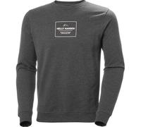 HELLYHANSEN Herren Sweatshirt F2F ORGANIC COTTON SWEATER (62933) L EBONY MELANGE