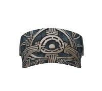 Helm of awe Sonnenschutz, Sonnenschutz, Mütze, für Damen und Herren, Sport-Sonnenblende, leeres Top, Baseball-Sonnenkappe, Schwarz, Schwarz, Einheitsgre