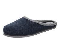 Helmut Trunte Herren Filz Pantoffeln für EIN angenehm Fußklima mit Filz-Zwischensohle. Blau Gr. 44