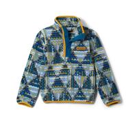 Helvetia II Printed Half Snap Fleece Kinder Rollkragenpullover, blau, Gr. M
