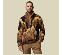 Helvetia II Printed Half Snap Fleece Men L braun - delta soarin