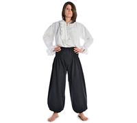 HEMAD Damen Hose schwarz Muck-Pluderhose