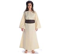 HEMAD Mittelalter Gürtel Sangive aus Baumwolle Braun Large Gewandung LARP