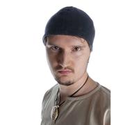 HEMAD Wikinger-Kappe Birka-Mütze Wollfilz Modell: Fafnir, Schwarz, XXL