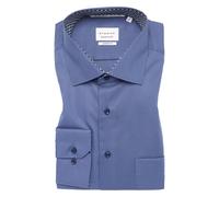 ETERNA COMFORT FIT Natural Stretch Langarm Hemd dunkelblau popeline 1082-17-E15K - Dynamic Cotton 42