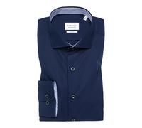 ETERNA - Original Shirt Popeline Langarm navy - Gr. - 40/Langarm - 67cm