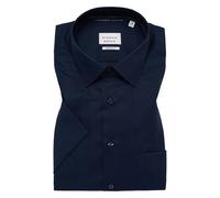 ETERNA Hemd Comfort Fit Kurzarm Popeline 100% Baumwolle bügelfrei marine Gr. 44 Damen