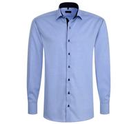 Eterna Mode GmbH Herren Regular Fit Business Hemd X13K, Gr. Kragenweite: 45 cm, Blau (hellblau 12)