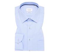 Langarmhemd ETERNA "MODERN FIT" Gr. 43, Normalgrößen, blau (hellblau), Herren, 100% cotton, Hemden (95565121-43) hellblau