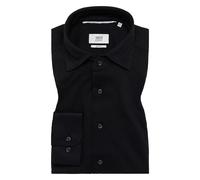 ETERNA Male Japanese Knitted unifarben Slim FIT 38_H_1/1, 1/1, schwarz