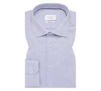 ETERNA - Hemd Natté Langarm blau - Gr. - 44/Langarm - 65cm