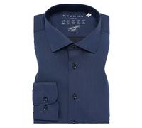 ETERNA SLIM FIT Slim Fit Businesshemd mit Stretchanteil und Streifenmuster in Marine, Größe 38