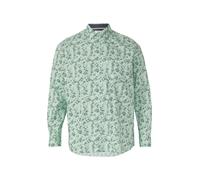 Slim Fit: Langarmhemd mit All-over-Print und Kentkragen 4XL türkis|mehrfarbig 2177159.61A1.4XL