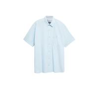 Regular Fit: Fein strukturiertes Kurzarmhemd 4XL blau 2181251.51K0.4XL