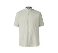 Regular Fit: Gemustertes Kurzarmhemd aus Baumwolle mit Button-Down-Kragen 5XL weiß 2172133.01A1.5XL
