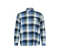 Regular Fit: Kariertes Flanellhemd mit Brusttasche 5XL blau 2158867.55N1.5XL