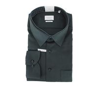 Langarmhemd ETERNA "COMFORT FIT", Herren, Gr. 46, Normalgrößen, dunkelgrün, 100% Baumwolle, normal, Manschette, Hemden, NON IRON (bügelfrei) (31931454-46) dunkelgrün