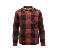 Hemd Black Diamond M PROJECT LINED FLANNEL (Iron Red-Black) Mann S