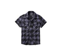 Brandit Check Kurzarmhemd M Black / Grey