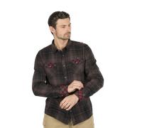 Brandit Duncan Check Shirt Long Sleeve, Farbe: Brown-blac, Größe: M