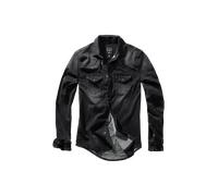 Brandit Hemd Riley Denim Black – Schwarz – 68% Baumwolle, 29% Polyester, 1% Elastan – M
