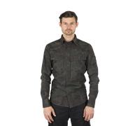 Brandit Slim Fit Shirt Long Sleeve, Farbe: Woodland, Größe: S