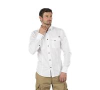Brandit Slim Fit Shirt Long Sleeve, Farbe: White, Größe: XXL