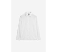 CINQUE Hemd Herren Regular Fit Langarm Baumwolle-Leinen Weiß, L