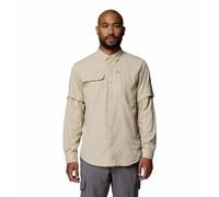COLUMBIA Skien Valley Long Sleeve Shirt - Herren - Grau / Beige - Größe S- Modell 2026