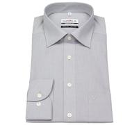 Hemd - Comfort Fit - Chambray - hellgrau Marvelis