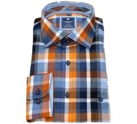 Hemd - Comfort Fit - kariert - orange Redmond