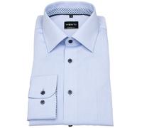 Hemd - Comfort Fit - Kentkragen - Kontrastknöpfe - hellblau Venti