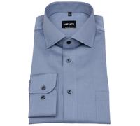Hemd - Comfort Fit - Twill - blau - extra langer 69cm Arm Venti
