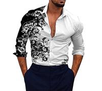 Hemd Herren Langarm Knitterfreie Hemden ohne Tasche für Männer Bügelfrei Anzug Business Herren Hemd Herren Grün Hemd Herren Slim Fit Extra Langer Arm Shirt Herren SchwarzThermo Langarmshirt Herren