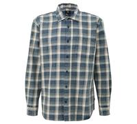 Regular Fit: Gewaschenes Flanell-Hemd mit Karo-Muster XL blau 2153013.59N0.XL