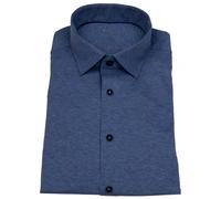 Hemd - Level 5 Body Fit - 24/7 Flex Jersey - blau OLYMP
