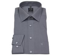 Hemd - Luxor Modern Fit - Fil à Fil - grau OLYMP