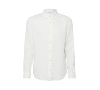 s.Oliver Red Label - Regular Fit: Hochwertiges Leinenhemd mit Kentkragen weiß - Gr. - M