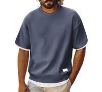 Hemd Mit Reißverschluss Oversized Tshirt Herren Set Poloshirt Camel Weißes Unterhemden Farbig T Shirt V Ausschnitt Schwarz Sport Oberteile Damen Weste 5Xl Übergröße Regular Fit Weiss Gestreift