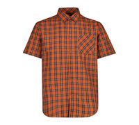 Cmp 30t9937 Kurzarmhemd 5XL Antracite / Orange / Vaniglia