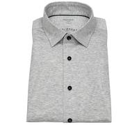 Hemd - Modern Fit - 24/7 Flex Jersey - hellgrau OLYMP