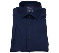 Hemd - Modern Fit - Easy To Wear Performance - dunkelblau Marvelis