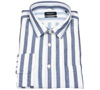 Hemd - Modern Fit - Kentkragen - Streifen - blau / weiß MAERZ Muenchen