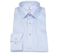 Hemd - Modern Fit - Kentkragen - Struktur - hellblau Marvelis