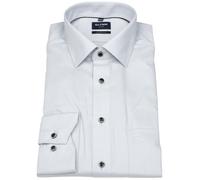 Hemd - Modern Fit - Kentkragen - Struktur - silbergrau OLYMP