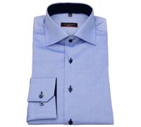Hemd - Modern Fit - Kontrastknöpfe - hellblau 68cm Arm Eterna