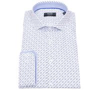 Hemd - Modern Fit - Print - dunkelblau / blau / weiß Pure