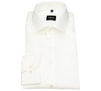 Hemd - Modern Fit - Twill - hellbeige - extra langer Arm 69cm Venti