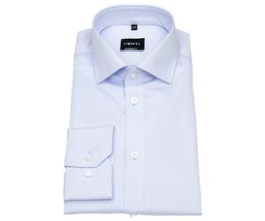Hemd - Modern Fit - Twill - hellblau - extra langer Arm 69cm Venti